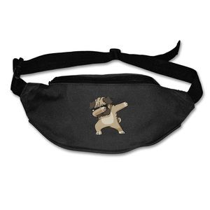 Dabbing Pug: Black Fanny Pack